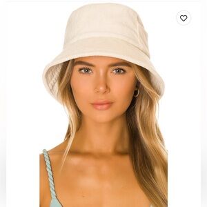 Lack of Color Wave Bucket hat in beige color